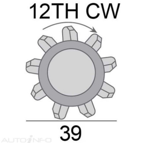 Picture of STARTER MOTOR 12V 2.2KW 12TH CW SUITS FORD RANGER / MAZDA BT50 ENG 2.2L