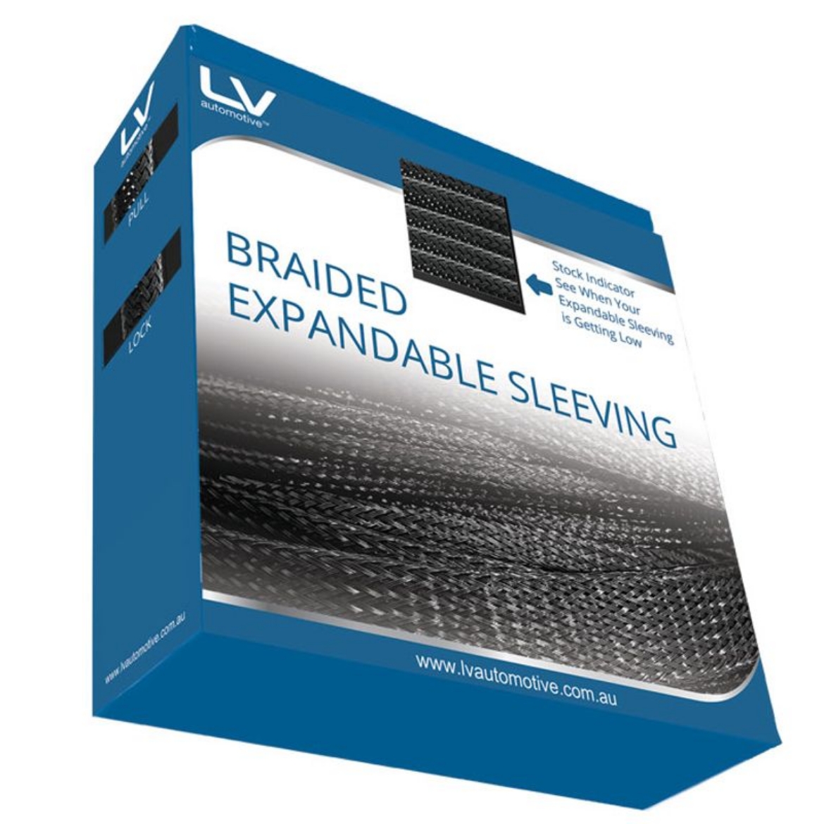 Picture of LV AUTOMOTIVE BRAIDED EXPANDABLE SLEEVING 16MM BLACK - 5M LENGTH
