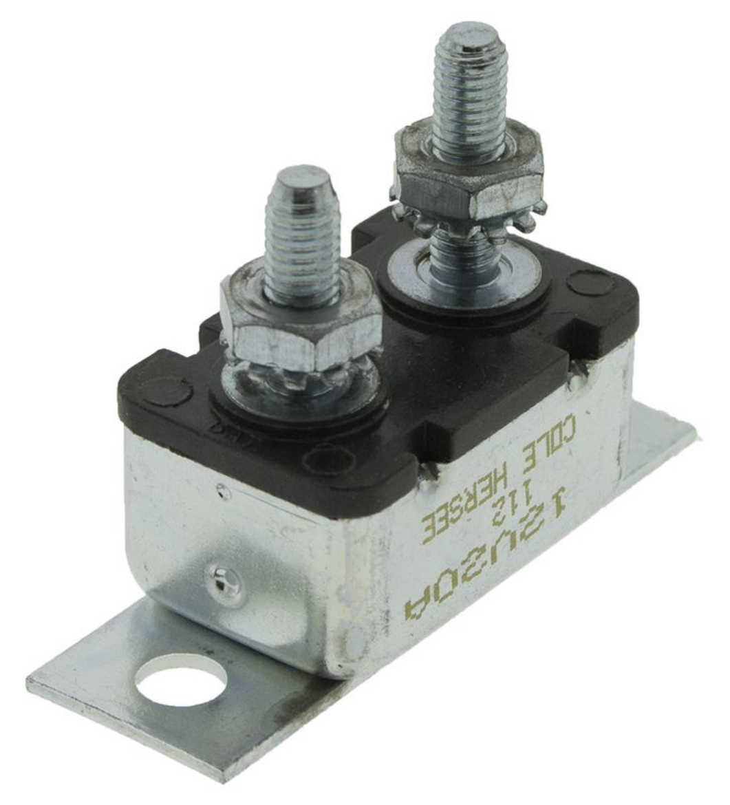 Picture of COLE HERSEE CIRCUIT BREAKER 20A 12V TYPE 1 THERMAL RESET