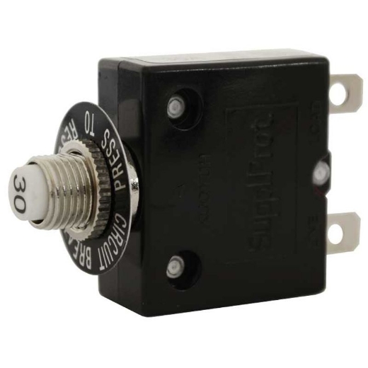 Picture of LV AUTOMOTIVE CIRCUIT BREAKER MANUAL RESET 30A 32VDC PANEL MOUNT