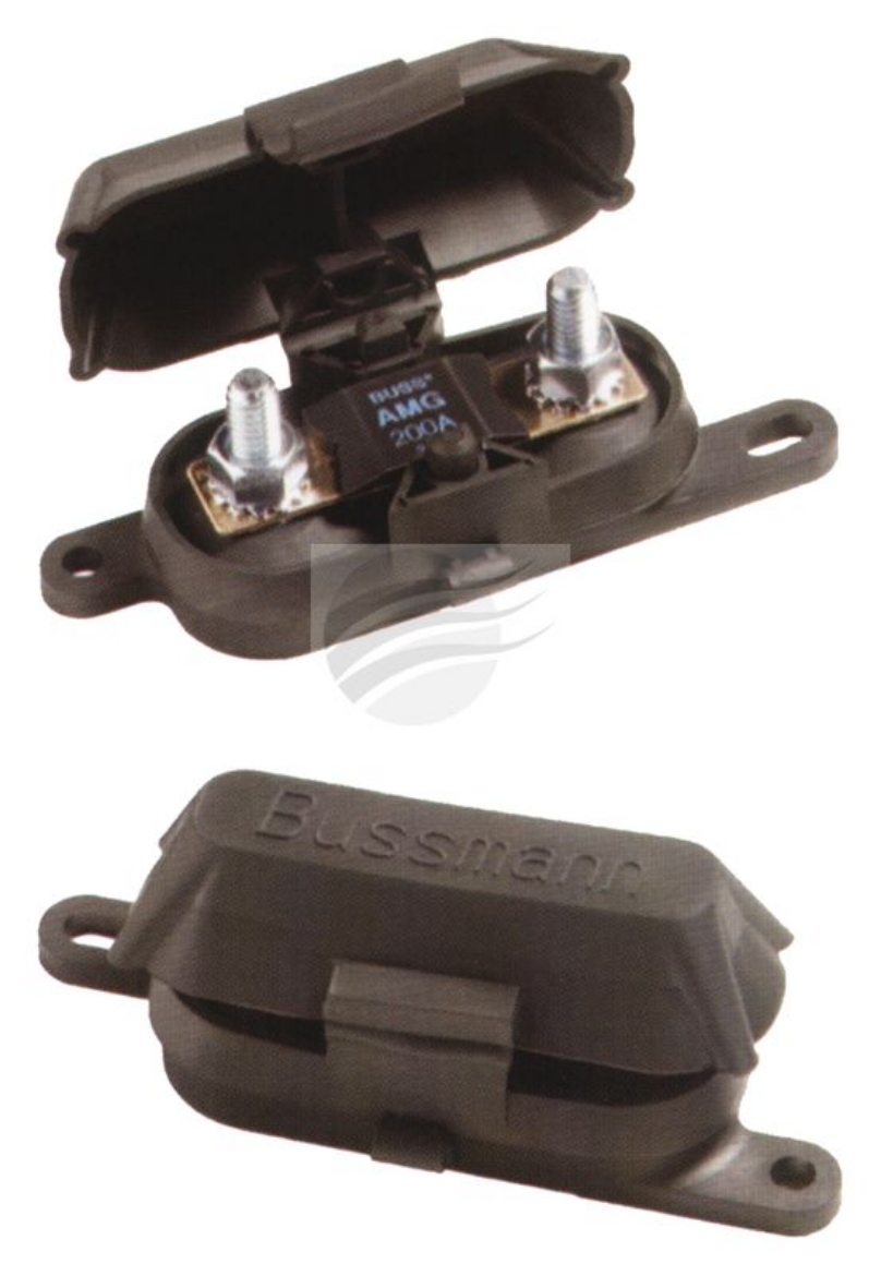 Picture of MEGA FUSE HOLDER PANEL MOUNT 500 AMP WITH RUBBER COVER