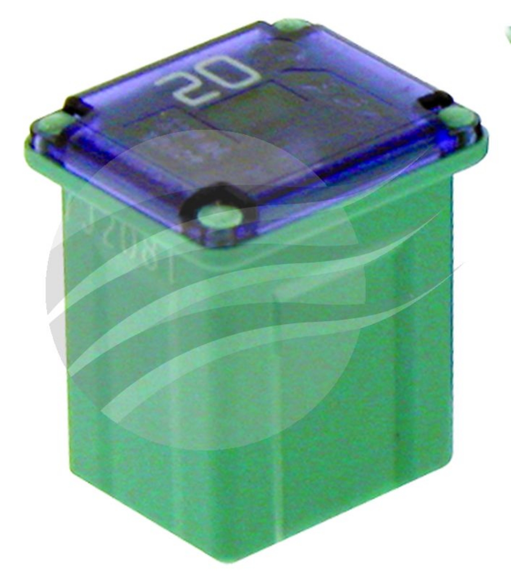 Picture of 20AMP LOW PROFILE FEMALE FUSIBLE LINK BLUE - J TYPE