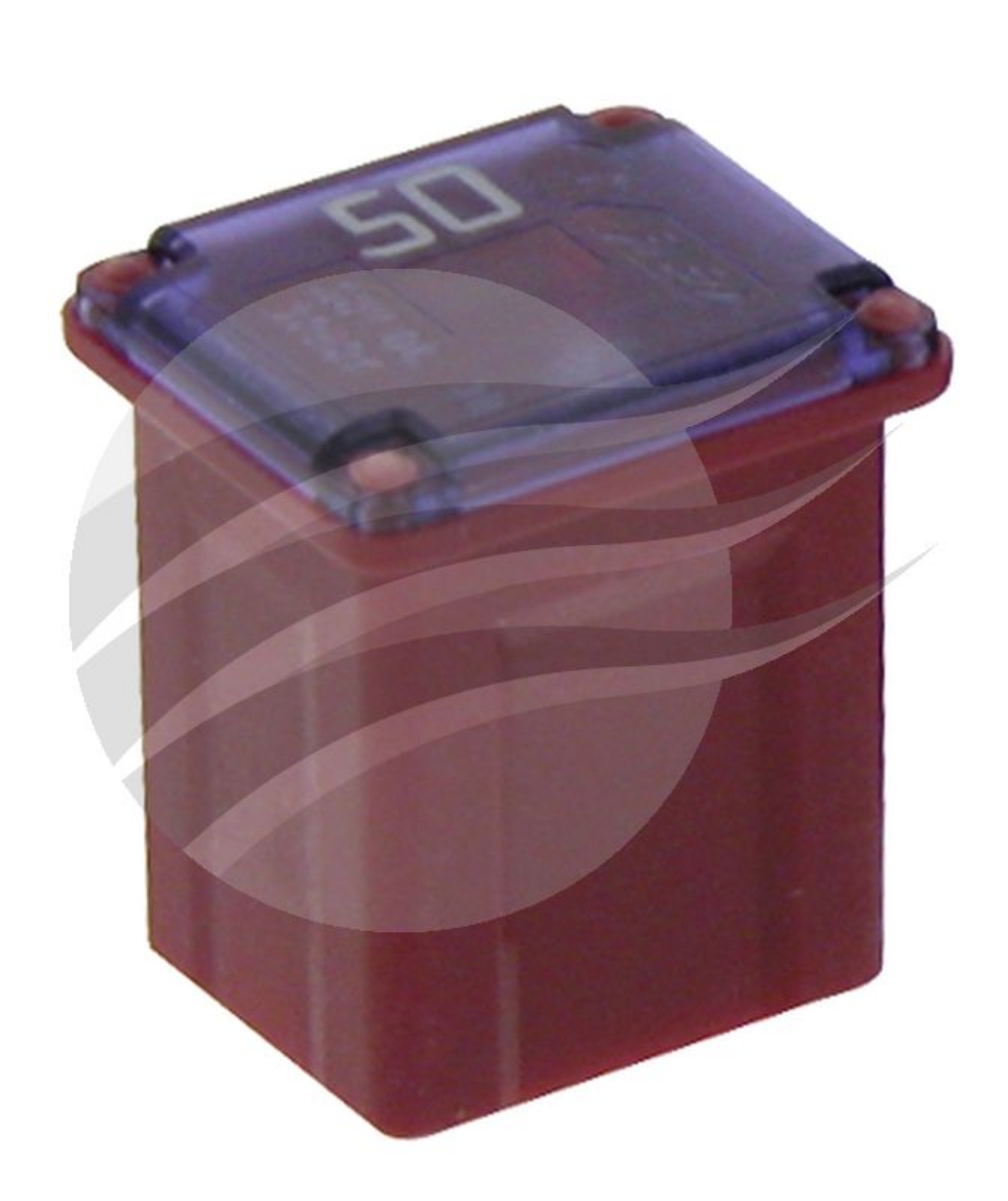 Picture of 50AMP LOW PROFILE FEMALE FUSIBLE LINK RED - J TYPE