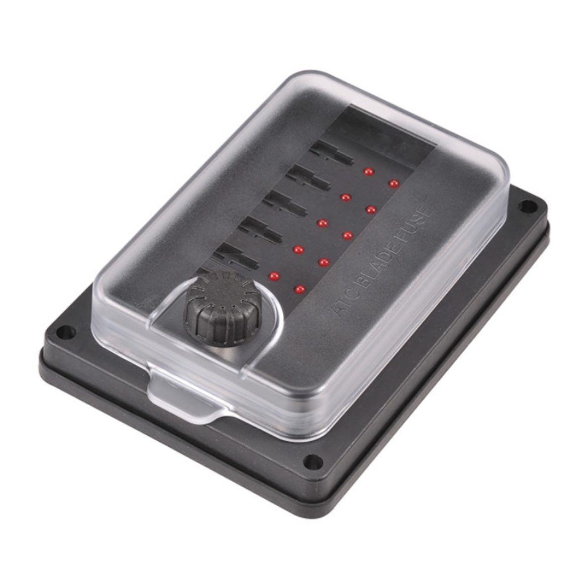 Picture of FUSE DISTRIBUTION BOX WEATHERPROOF 10 WAY STANDARD ATS BLADE WITH CLEAR COVER