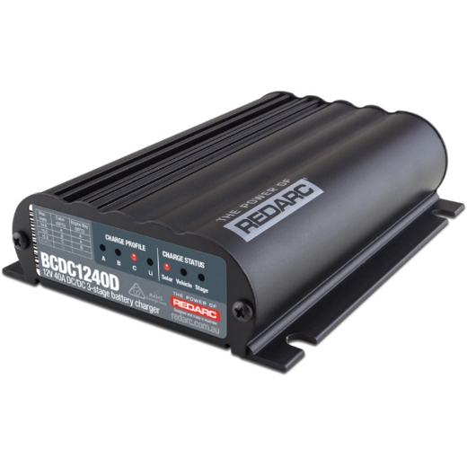 Picture of REDARC IN-VEHICLE MULTI-STAGE DUAL INPUT DC & SOLAR 12V 40AMP DC-DC BATTERY CHARGER