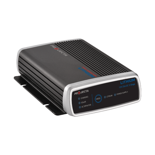 Picture of PROJECTA DC-DC 9-32V 25AMP 5 STAGE INTELLI-CHARGE DUAL DC/SOLAR LITHIUM BATTERY CHARGER