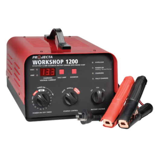 Picture of 6/12/24V 12AMP HEAVY DUTY PROJECTA BATTERY CHARGER