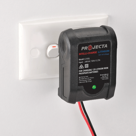 Picture of 12V 1AH PROJECTA AUTOMATIC 5 STAGE LITHIUM BATTERY CHARGER