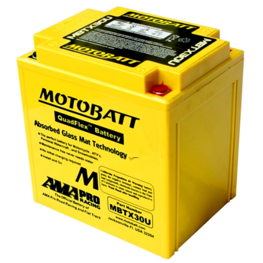 Picture of MBTX30U - 12VOLT 440CCA 32AH MOTOBATT AGM QUADFLEX BATTERY - RHP