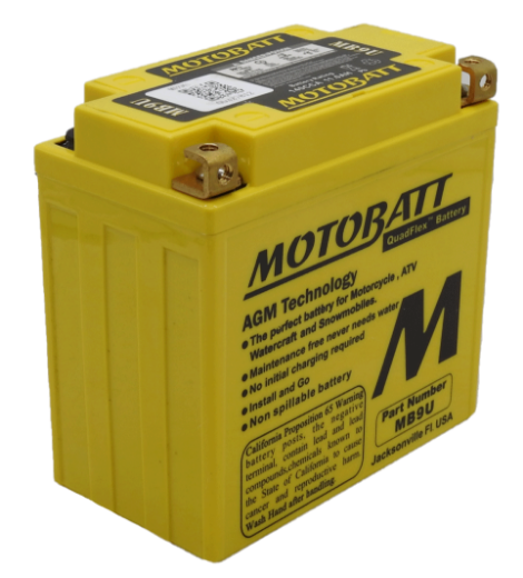 Picture of MB9U - 12VOLT 140CCA 11AH  MOTOBATT AGM QUADFLEX BATTERY