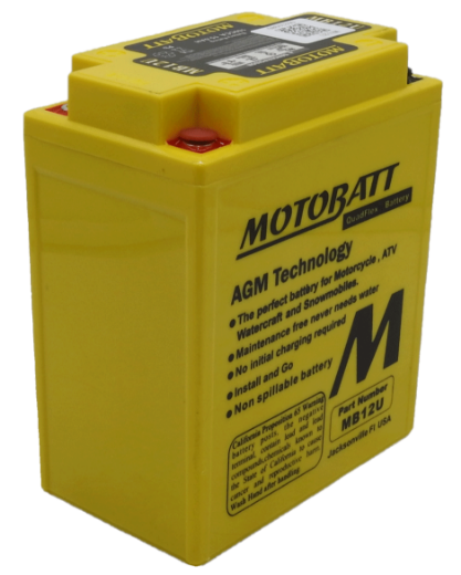 Picture of MB12U - 12VOLT 170CCA 15AH MOTOBATT AGM QUADFLEX BATTERY