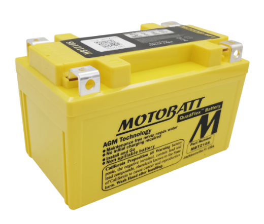 Picture of MBTZ10S - 12VOLT 190CCA 8.6AH MOTOBATT AGM QUADFLEX BATTERY