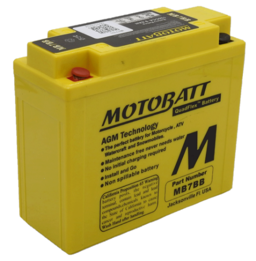 Picture of MB7BB - 12VOLT 150CCA 9AH MOTOBATT AGM QUADFLEX BATTERY- RHP