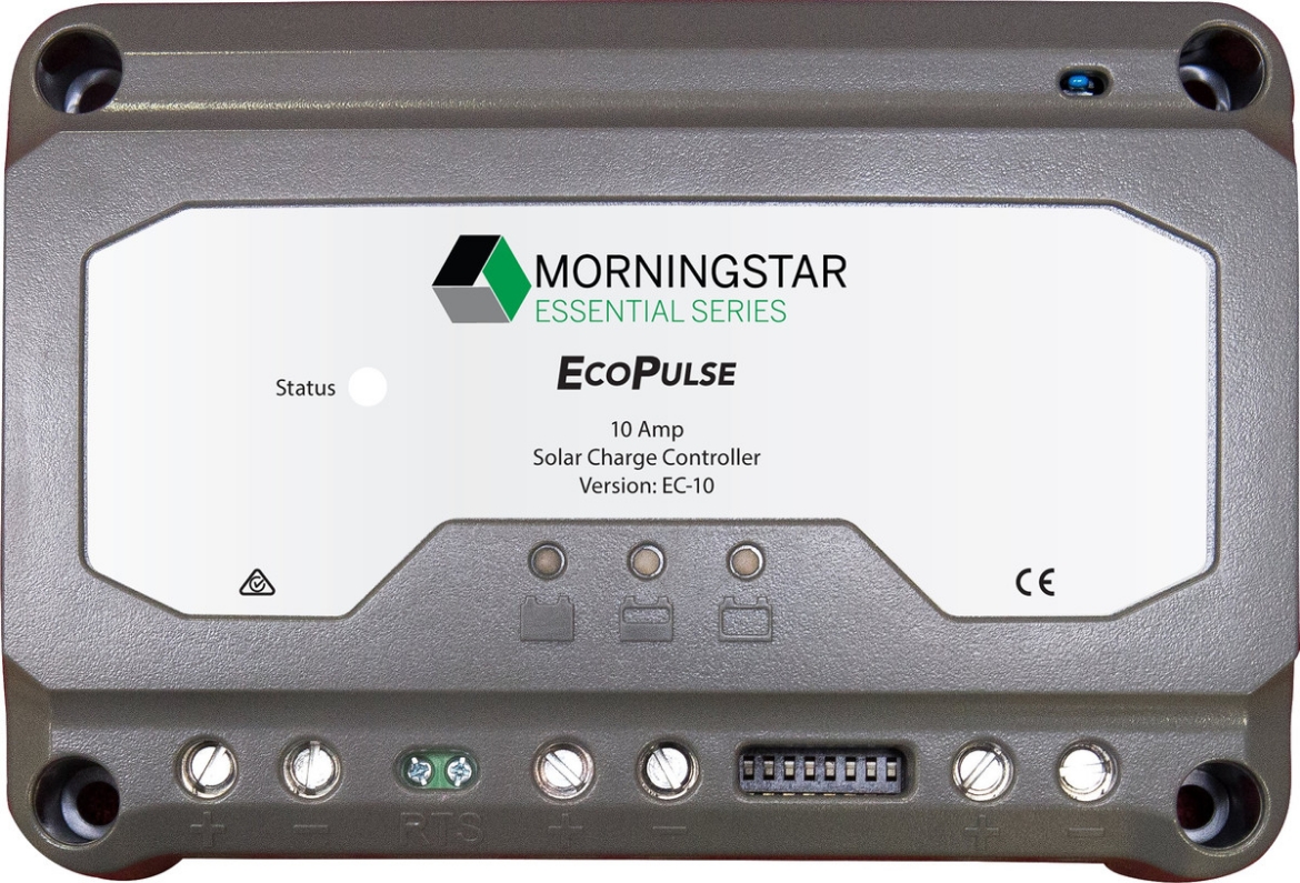 Picture of MORNINGSTAR ECOPULSE 12/24V 10A PWM SOLAR REGULATOR