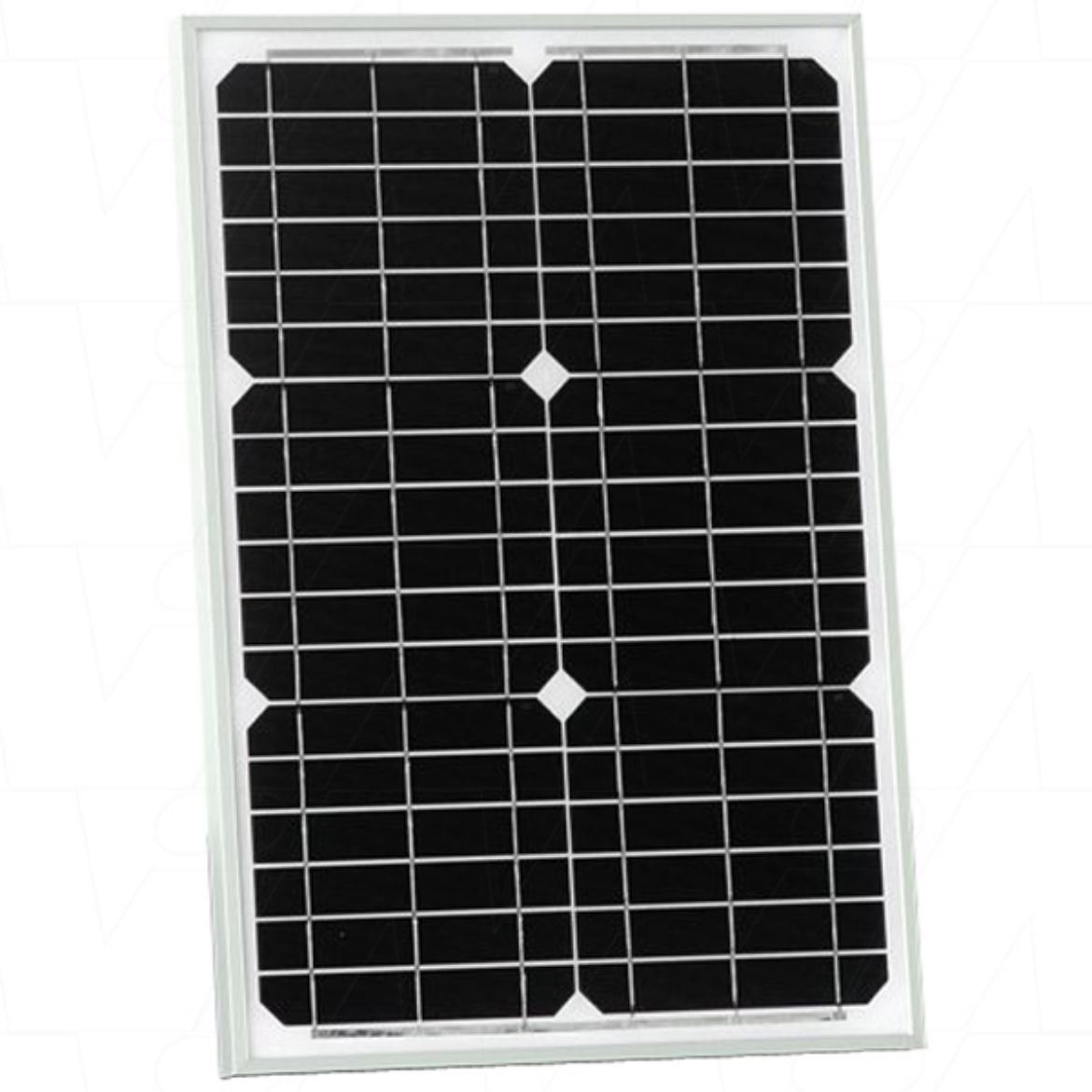 Picture of 12VOLT 20W SYMMETRY MONOCRYSTALLINE SOLAR PANEL WITH 5M FLY LEADS