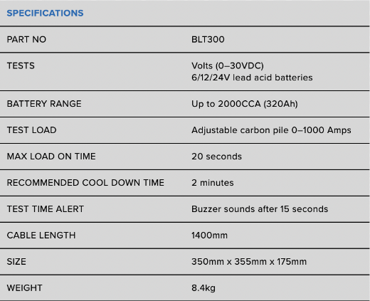 Picture of 6/12/24V 0-1000AH PROJECTA CARBON PILE LOAD TESTER