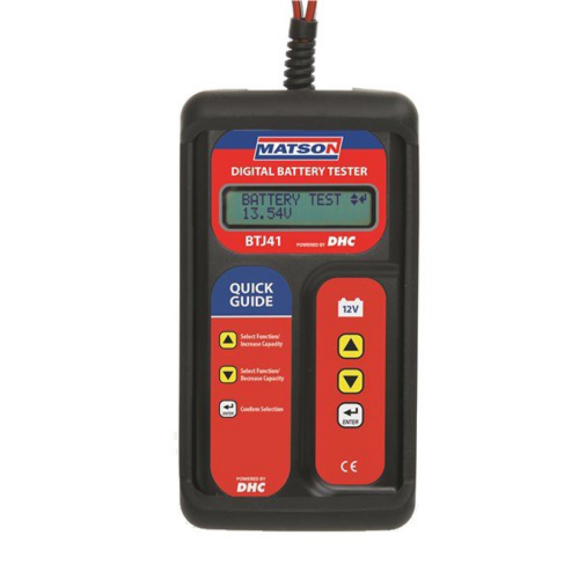 Picture of MATSON INTELLIGENT DIGITAL BATTERY TESTER FOR 12V 2AH-200AH BATTERIES