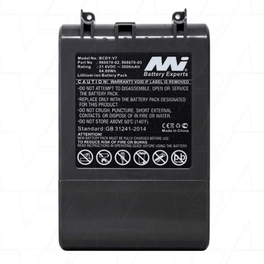 Picture of 21.6V 2500MAH DYSON CORDLESS VACUUM CLEANER BATTERY - LI-ION