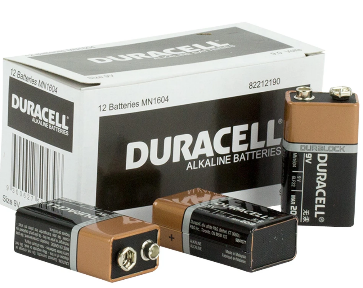 Picture of DURACELL BULK 9V ALKALINE BATTERY