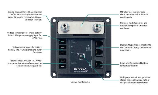 Picture of ENERDRIVE EPRO PLUS BATTERY MONITOR