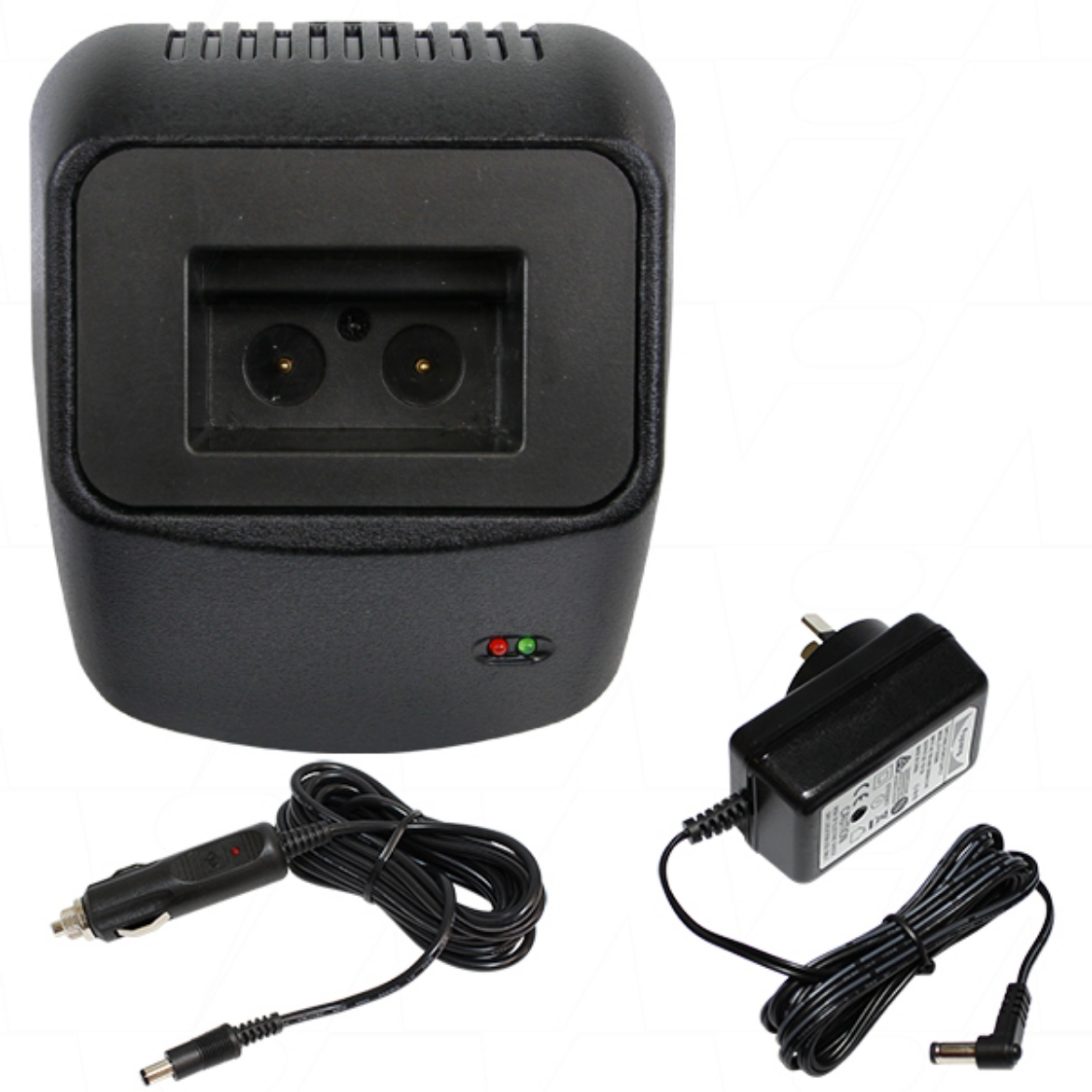 Picture of AC & DC INPUT CHARGER & ADAPTER PLATE - FOR: CIFA, EFFER, FASSI, GRUES HMF, MARREL, PALFINGER & SCANRECO CRANE REMOTE BATTERIES