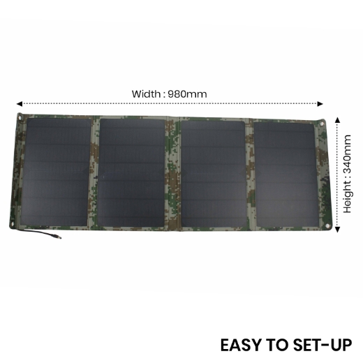Picture of 40W 12V MONOCRYSTALLINE SOLAR MODULE FOLDABLE KIT - SR PORTABLES