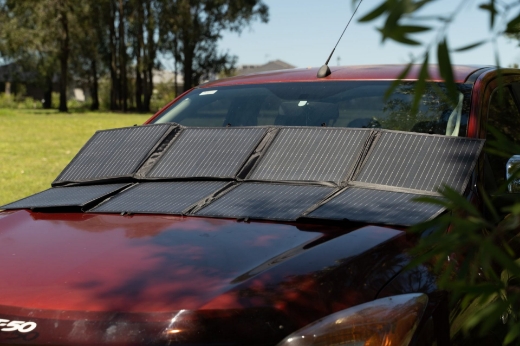 Picture of 12V 200WATT KT SOLAR PORTABLE SOLAR BLANKET - MAX CURRENT 11.11A