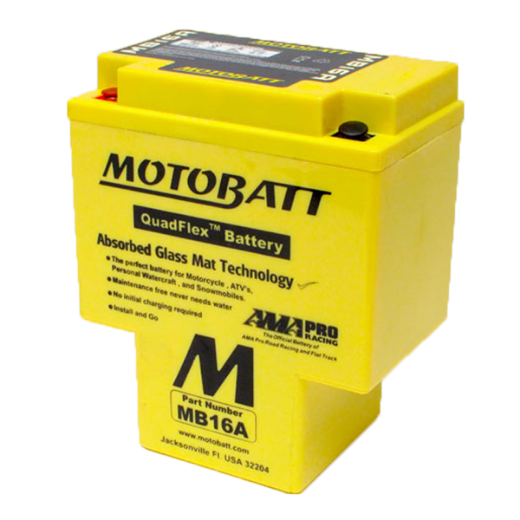 Picture of MB16A - 12VOLT 200CCA 19AH MOTOBATT AGM QUADFLEX BATTERY