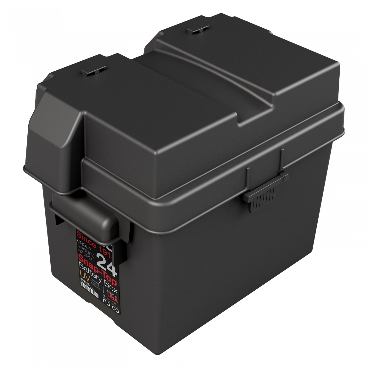 Picture of NOCO BATTERY BOX SNAP-TOP GRP 24 (NS70/N50ZZ) H-DUTY PLASTIC