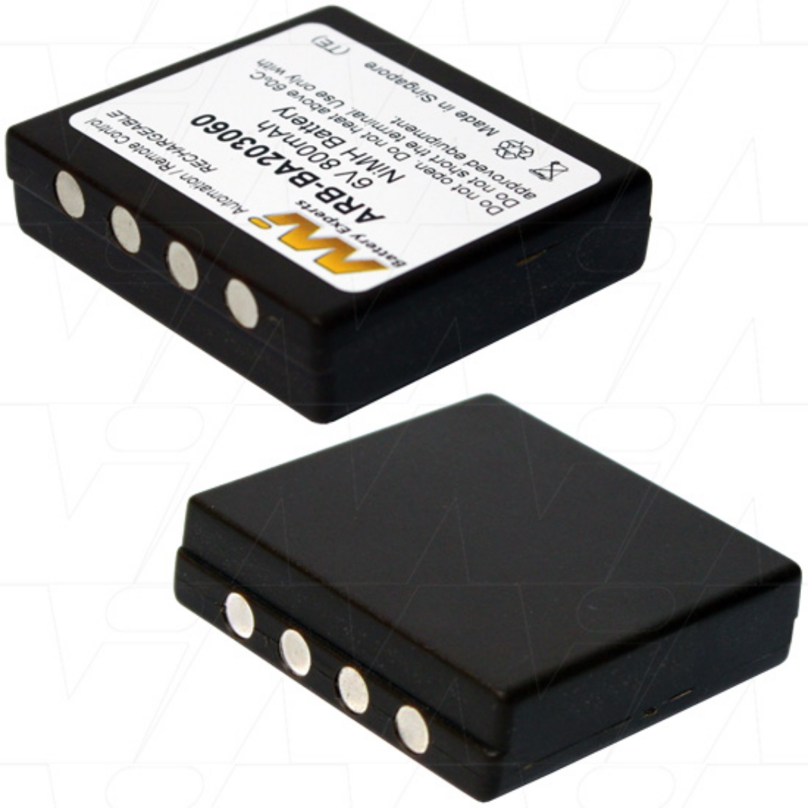 Picture of ARB-BA203060 CRANE REMOTE BATTERY 6V 700MAH NI-MH
