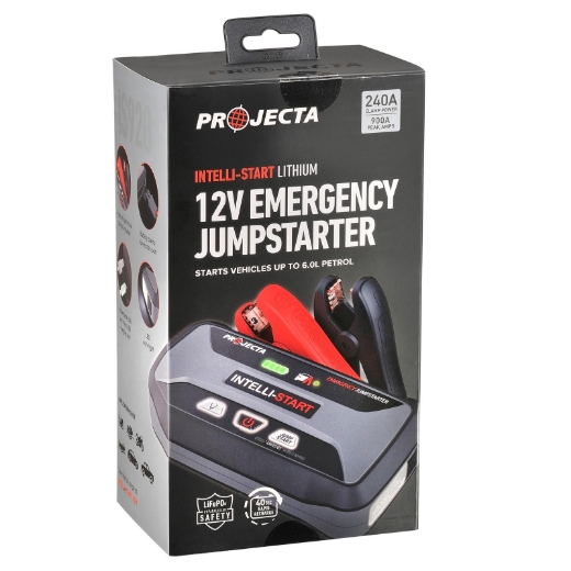 Picture of 12V 900A PROJECTA INTELLI-START EMERGENCY LITHIUM JUMP STARTER & POWER BANK