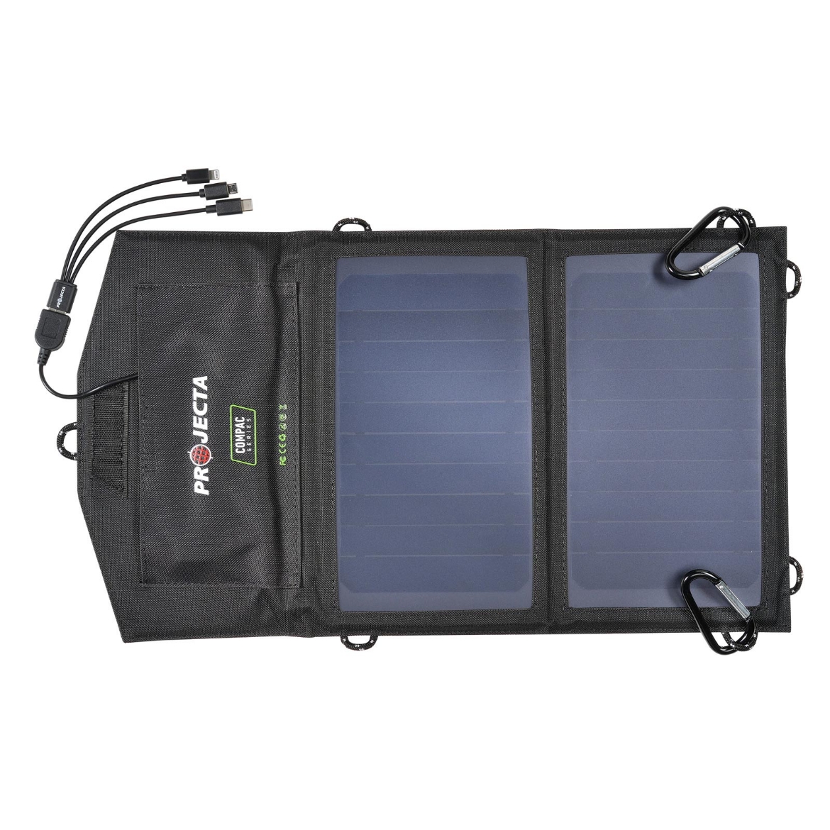 Picture of PROJECTA 10W PERSONAL FOLDING SOLAR PANEL WITH SOLAR CHARGER