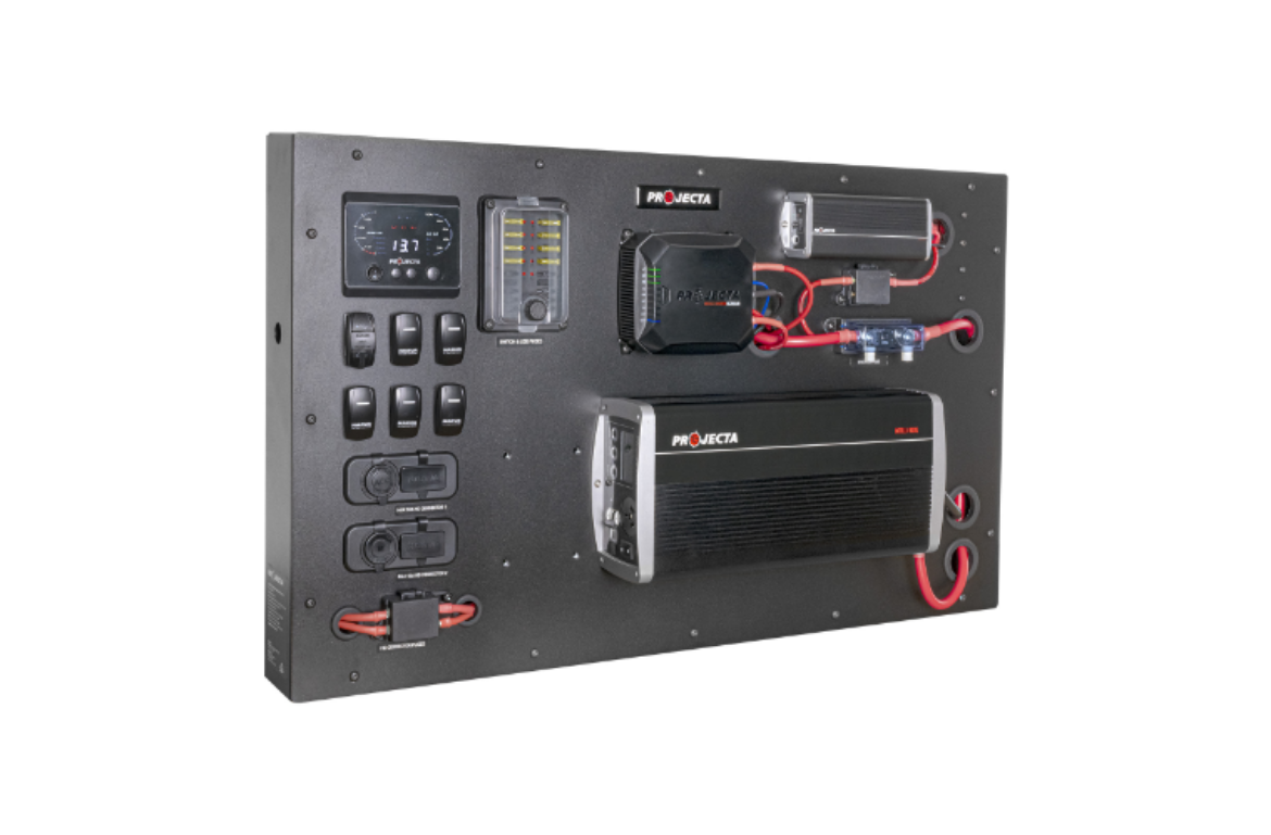 Picture of PROJECTA POWER MANAGEMENT BOARD W/ 12V 1500W INVERTER & DC-DC CHARGER
