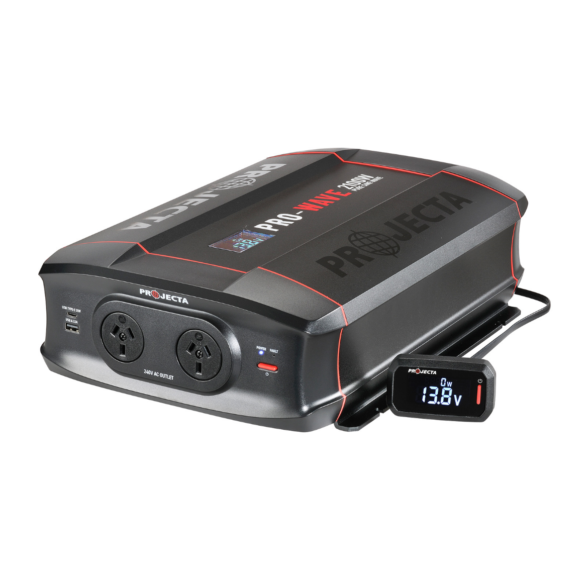 Picture of 12VOLT 2100W PROJECTA PRO-WAVE PURE SINE WAVE INVERTER