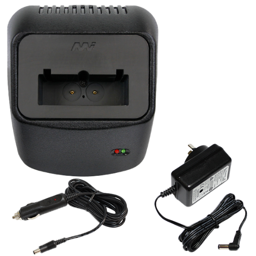 Picture of AC & DC INPUT CHARGER & ADAPTOR PLATE FOR HETRONIC & KOMATSU CRANE REMOTE BATTERIES