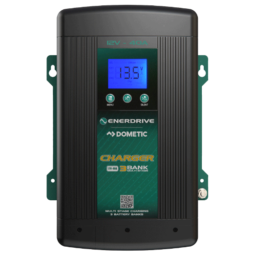 Picture of 12V 40AH ENERDRIVE EPOWER SMART BATTERY CHARGER - IP32 RATING (DC LEADS NOT INCLUDED)