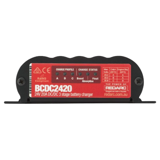 Picture of REDARC IN-VEHICLE MULTI-STAGE 24V 20AMP DC-DC BATTERY CHARGER