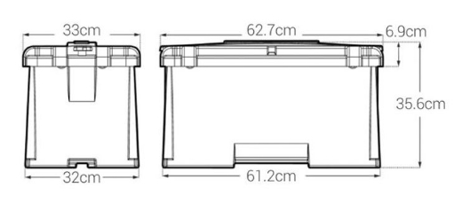 Picture of NOCO COMMERCIAL BATTERY BOX - SUITS N150 BATTERIES