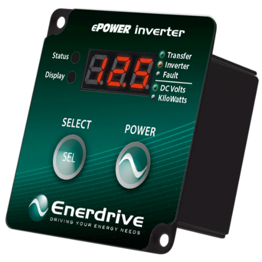 Picture of 24V 2000W ENERDRIVE EPOWER PURE SINE WAVE INVERTER WITH RCD & AC TRANSFER SWITCH