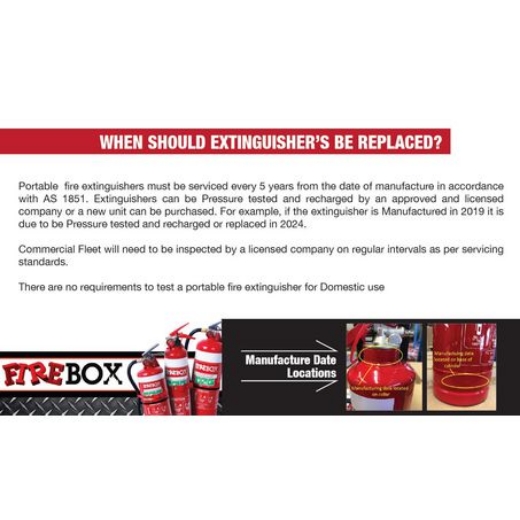 Picture of ENCAPSULATED LITHIUM FIRE EXTINGUISHER 4 LITRE -- (SEE INSTRUCTIONS FOR USER INSTRUCTIONS AND REGULAR SERVICE CHECKS)