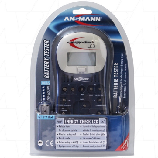 Picture of ANSMANN BATTERY TESTER FOR PRIMARY & RECHARGEABLE BATTERIES